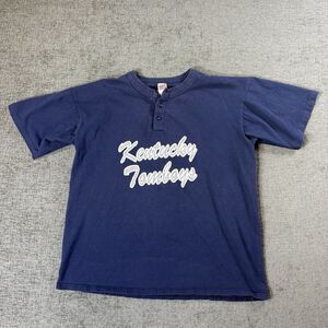 Vintage‎ Soffe Shirts Kentucky Tomboys Baseball Shirt Single Stitch Made In USA